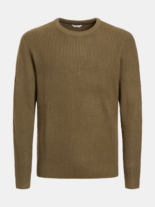 Pulover Od Mješavine Viskoze S Okruglim Izrezom Zeleni Guess Shopping