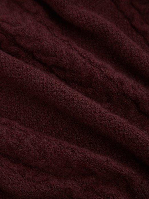 Pure Choco Guess Shopping Teresa Džemper Od Pletenog Kabela