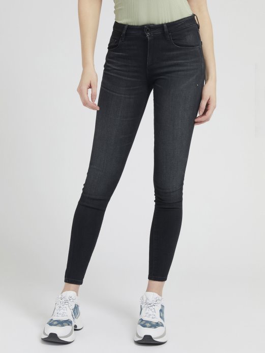 Push Up Skinny Fit Traper Hlače Guess Shopping Siva