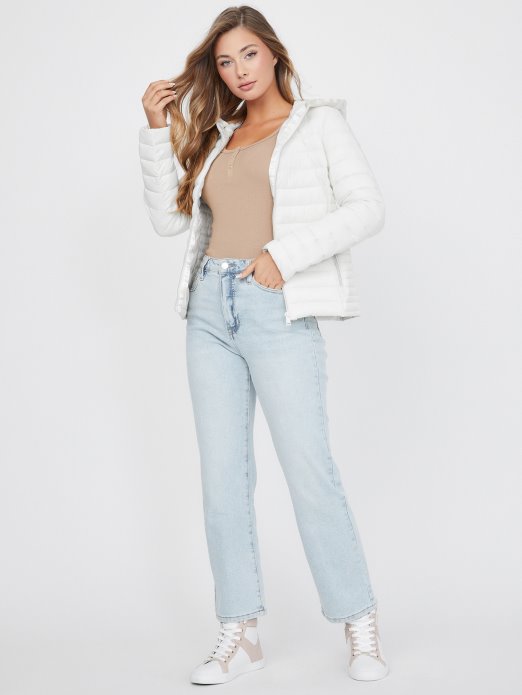 Rachelle Podstavljena Jakna Blanc/scuffy Guess Shopping