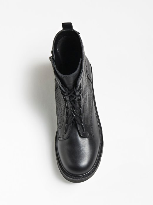 Raziela 4g Logo Borbena čizma Crna Guess Shopping