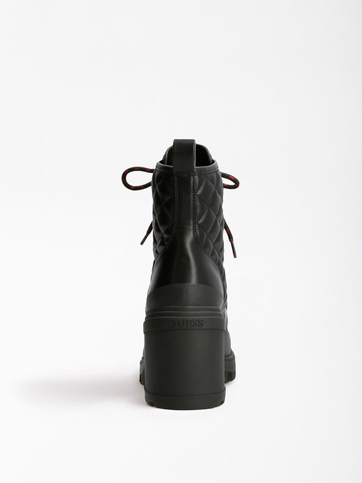 Renca Prošivena Borbena čizma Crna Guess Shopping