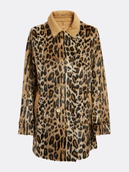 Reverzibilna Jakna Od Umjetnog Krzna Animalier Guess Shopping