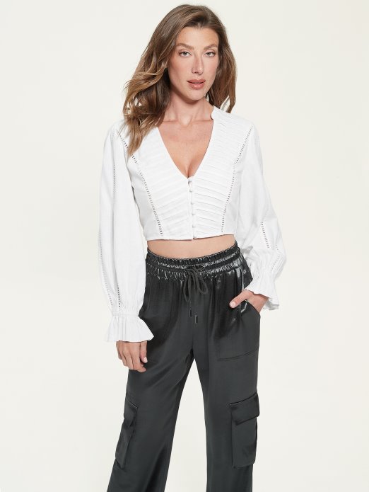 Rhea Lanena Bluza čista Bijela Guess Shopping