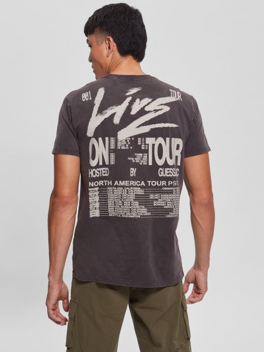 Riot Tour Tee Guess Shopping Jet Black Multi