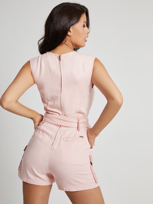 Roza Guess Shopping Traper Kratki Kombinezon