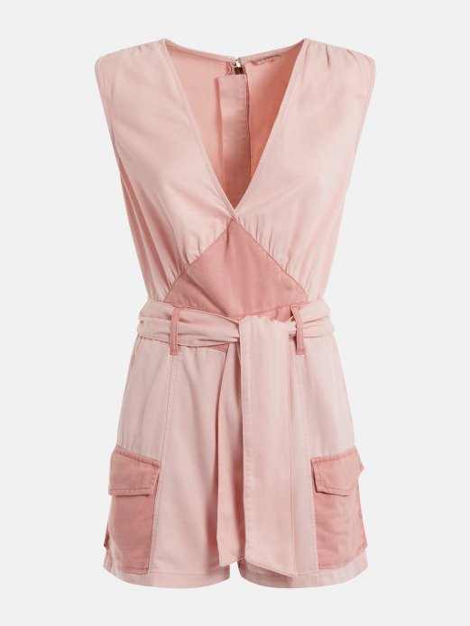 Roza Guess Shopping Traper Kratki Kombinezon