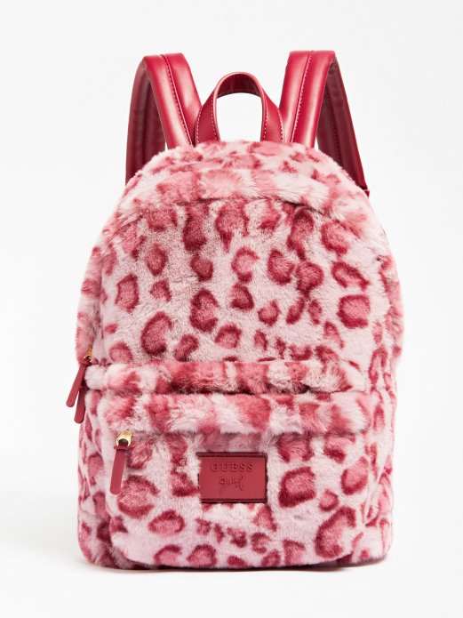 Roza Iku Ruksak Od Umjetnog Krzna Guess Shopping