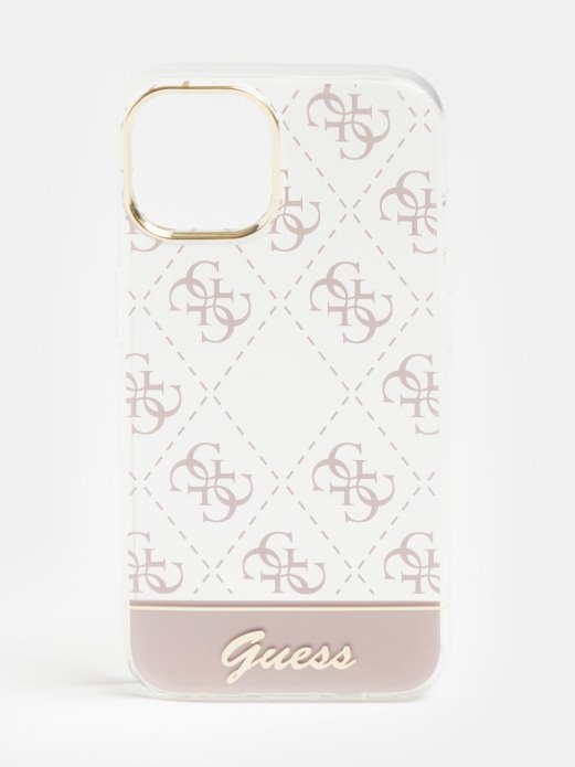 Roza Maska​​​​​​​za Iphone 14 4g Logo Guess Shopping