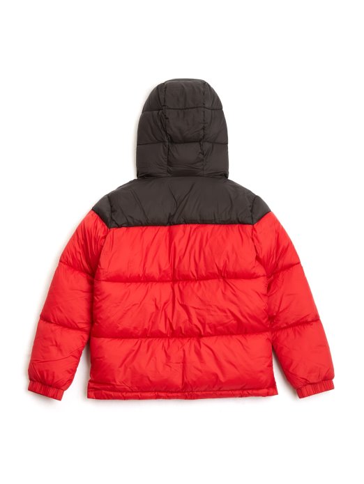 Rugby Crvena Pufer Jakna S Kapuljačom (2-6) Guess Shopping