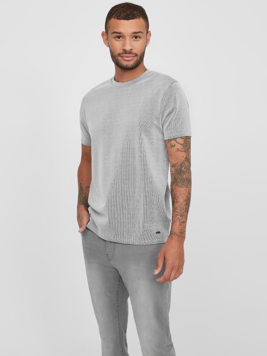 Russle Rebrasta Majica čisto Bijela Guess Shopping