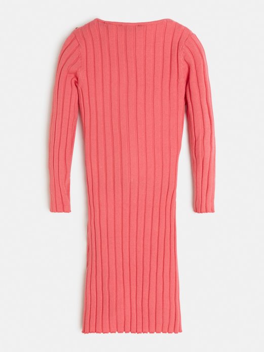 Ružičasta Guess Džemper Haljina