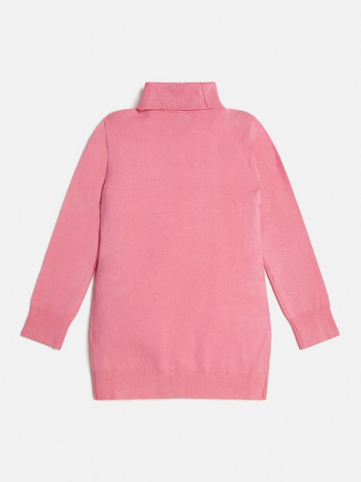 Ružičasta Guess Haljina S Kornjačičastim Ovratnikom