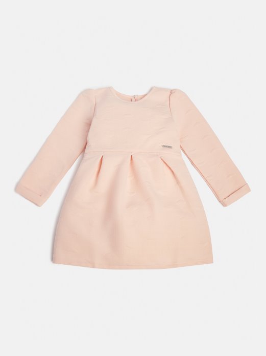 Ružičasta Guess Jacquard Haljina