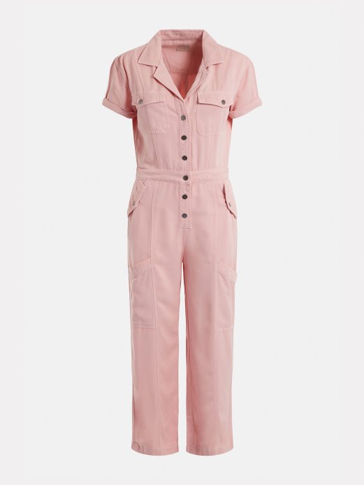 Ružičasti Kombinezon S Prednjim Džepom Guess Shopping