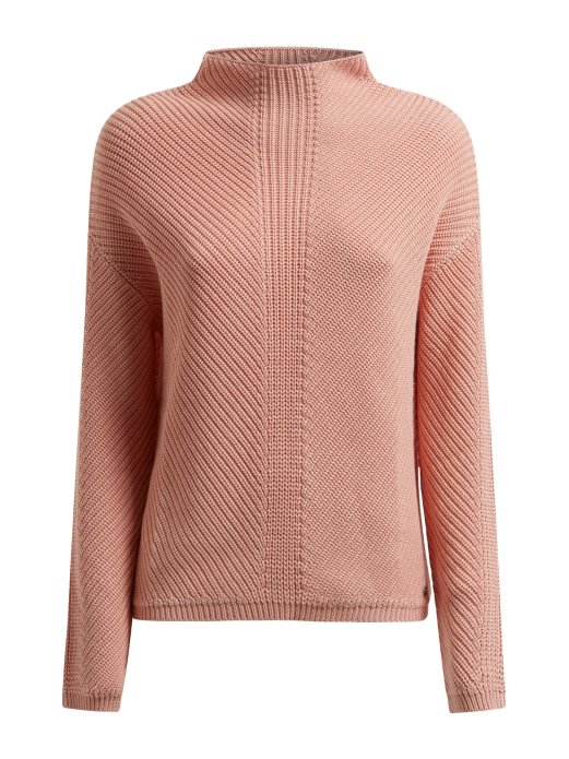 Ružičasti Pulover S Visokim Ovratnikom Pogodi Kupnju