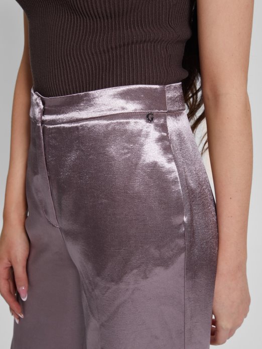 Ružičasto Ljubičaste Brisilda Satenske Hlače Guess Shopping