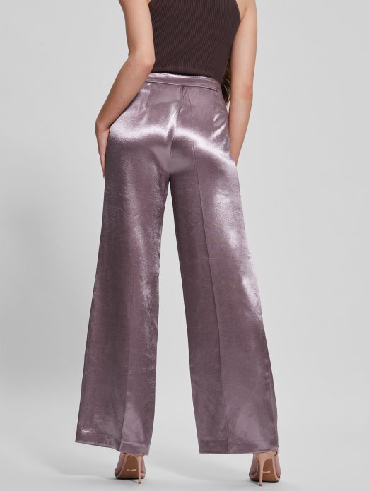 Ružičasto Ljubičaste Brisilda Satenske Hlače Guess Shopping