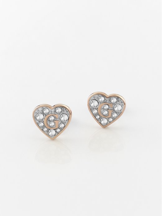 Ružičasto Zlato G Shine Earrings Guess Shopping