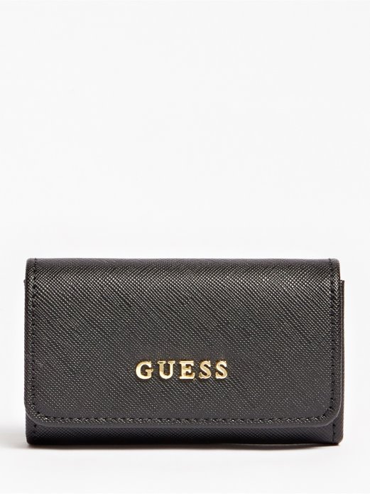 Saffiano Privjesak Za Ključeve Crni Guess Shopping