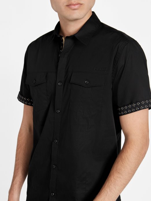 Sancho Košulja Guess Shopping Jet Crna