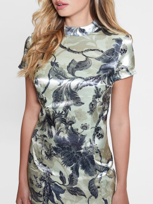 Sandra Print Haljina Guess Shopping Porculan Cvjetni Print Bl