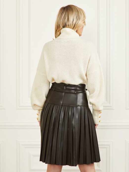 Sandy Shore Elodie Pulover S Visokim Ovratnikom Od Mješavine Vune Guess Shopping