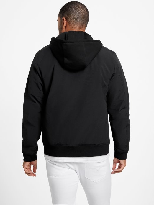 Saul Jakna S Kapuljačom Jet Crna Guess Shopping