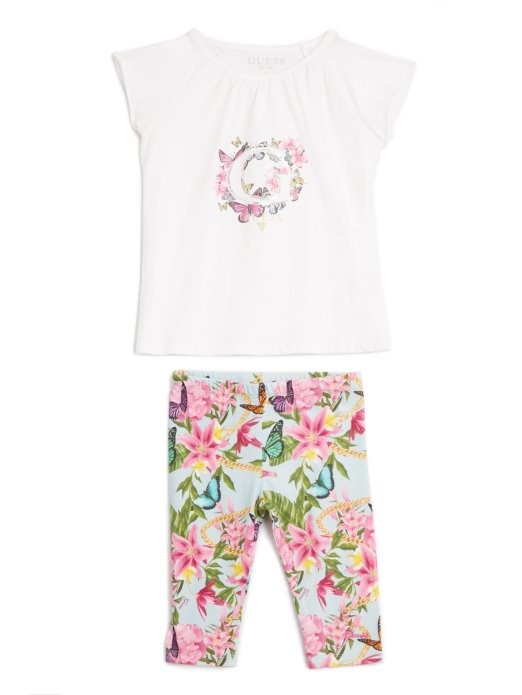 Set Leptir Majice I Tajica (2-7) Guess Shopping čista Bijela