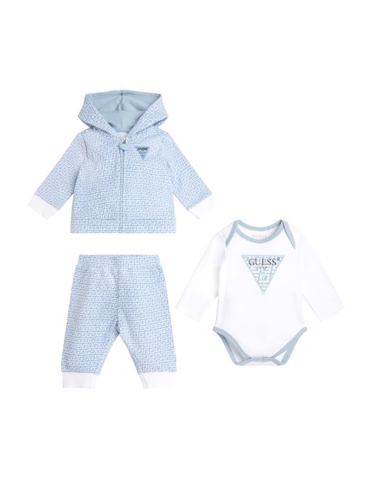 Set Me Home (0-12m) Allover Logo G Bijela Guess Shopping
