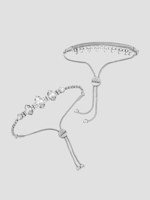 Set Narukvica U Srebrnoj Boji Guess Shopping Srebro