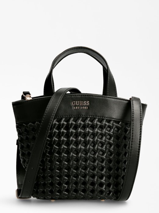 Sicilia Pleteni Mini Shopper Guess Shopping Black