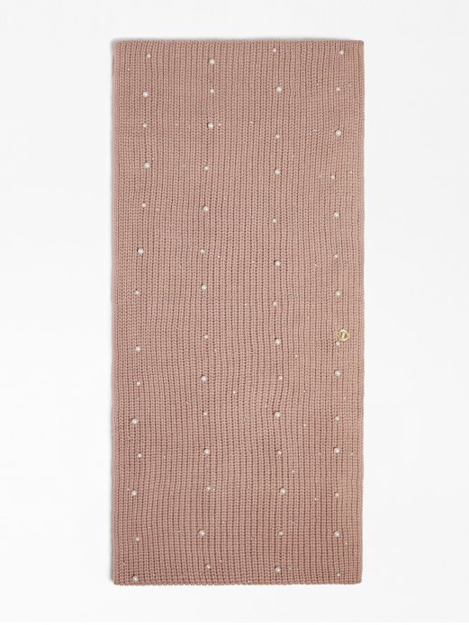 Siva Guess Shopping Pearl Detaljan šal