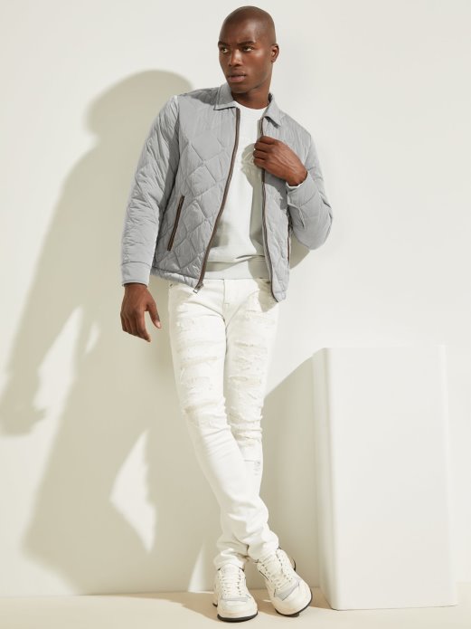 Siva Guess Shopping Prošivena Jakna