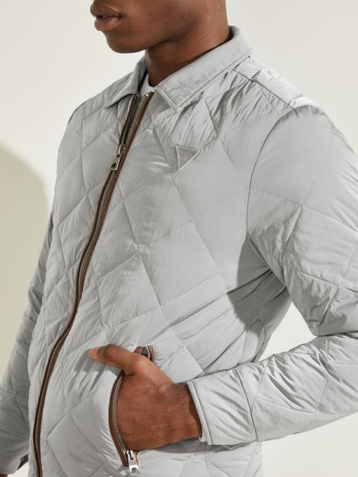 Siva Guess Shopping Prošivena Jakna