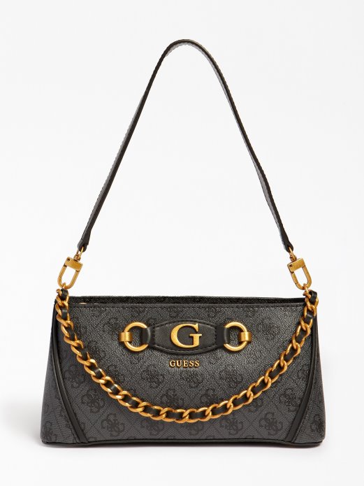 Siva Izzy 4g Logo Torba Za Rame Guess Shopping