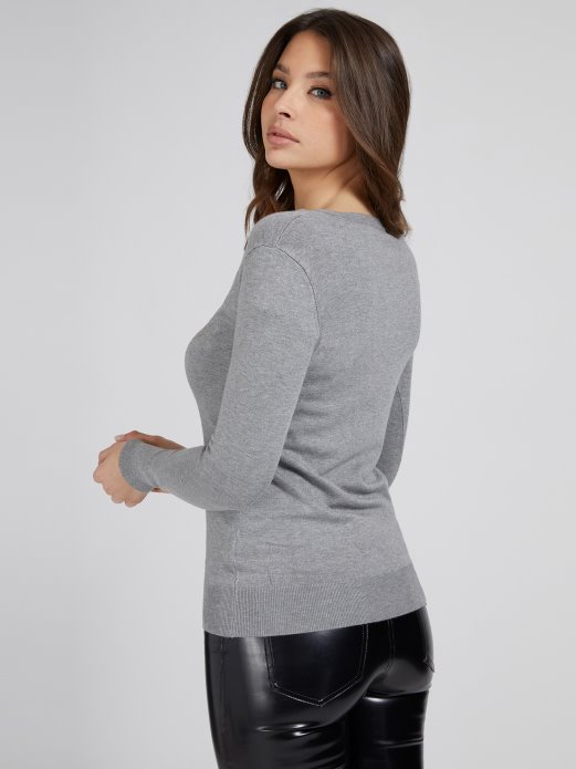 Sivi Džemper S Logom Za Kupnju Višestrukih Pogodaka