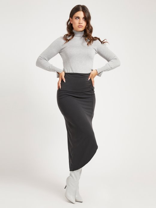 Sivi Multi Guess Shopping Džemper S Ovratnikom