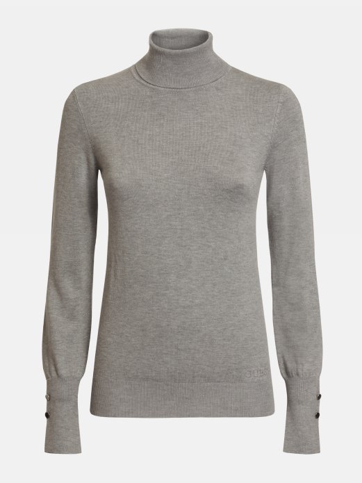 Sivi Multi Guess Shopping Džemper S Ovratnikom