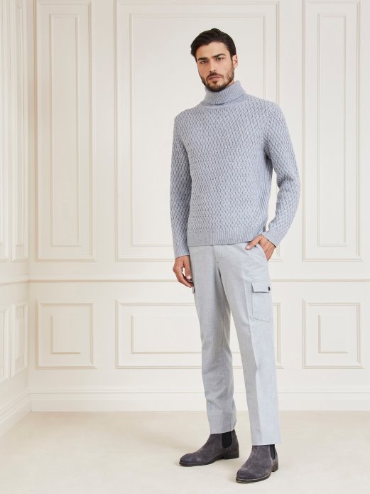 Sivi Multi Guess Shopping Marciano Pulover Od Mješavine Vune