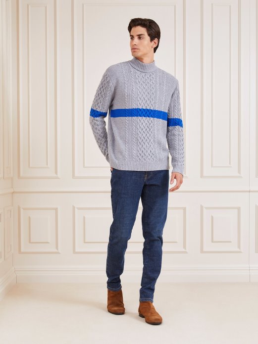 Sivi Multi Marciano Pulover Od Mješavine Kašemira Guess Shopping