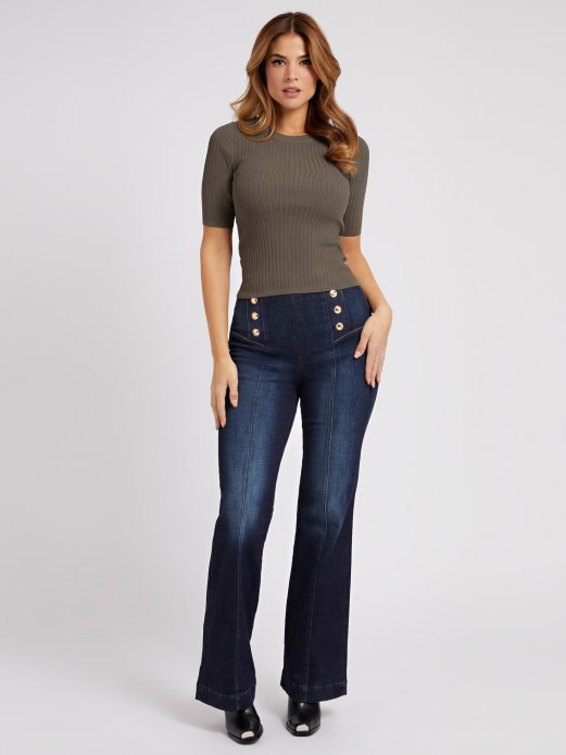 Sivi Rebrasti Vrh Guess Shopping