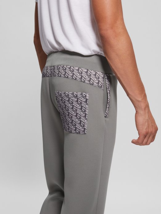 Sivi čelik Guess Shopping Colin Hlače