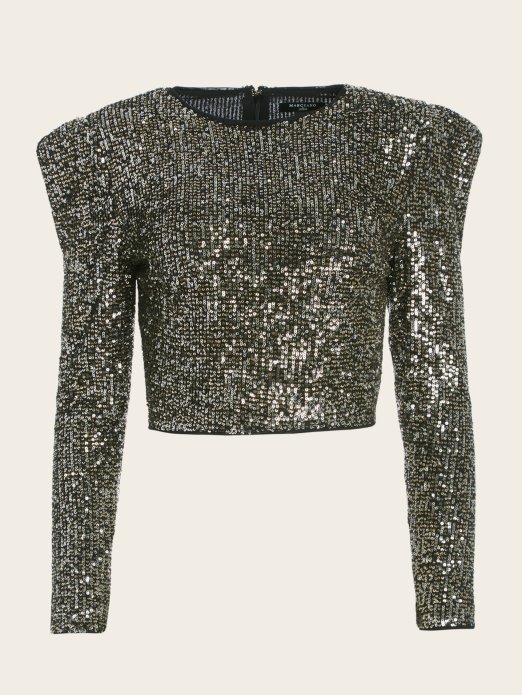 Sjaj U Tami Top Guess Shopping Jet Crna Multi