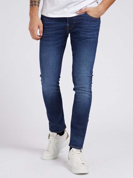 Skinny Fit Denim Trend Hlače Plave Guess Shopping