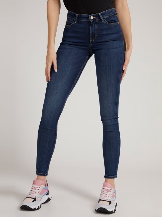 Skinny Fit Traper Hlače Guess Shopping Plave