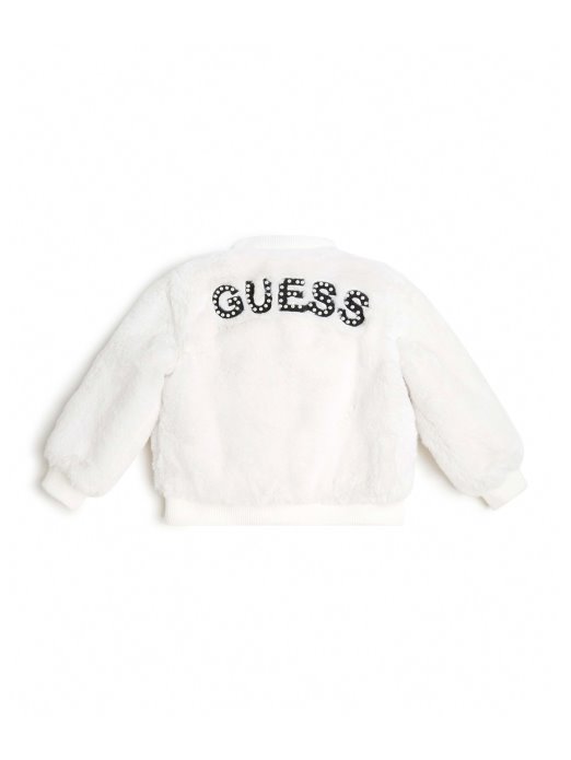 Slano Bijela Guess Shopping Jakna Od Umjetnog Krzna (3m-7)