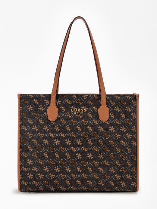 Smeđa Guess Shopping Silvana 4g Logo Torba Za Rame