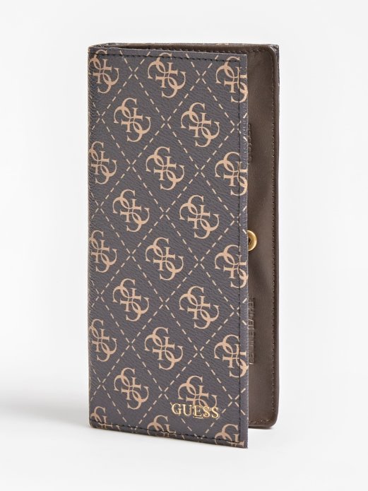 Smeđa Guess Shopping Vezzola 4g Logo Dugi Novčanik Novi Trend