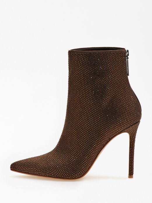 Smeđa Guess Shopping čizme Gležnjače Selma